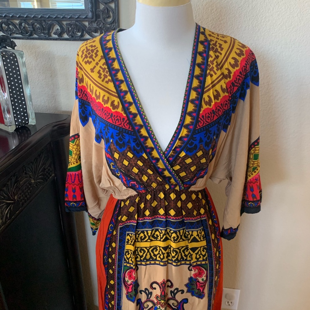 Flying Tomato boho style maxi dress, size Large